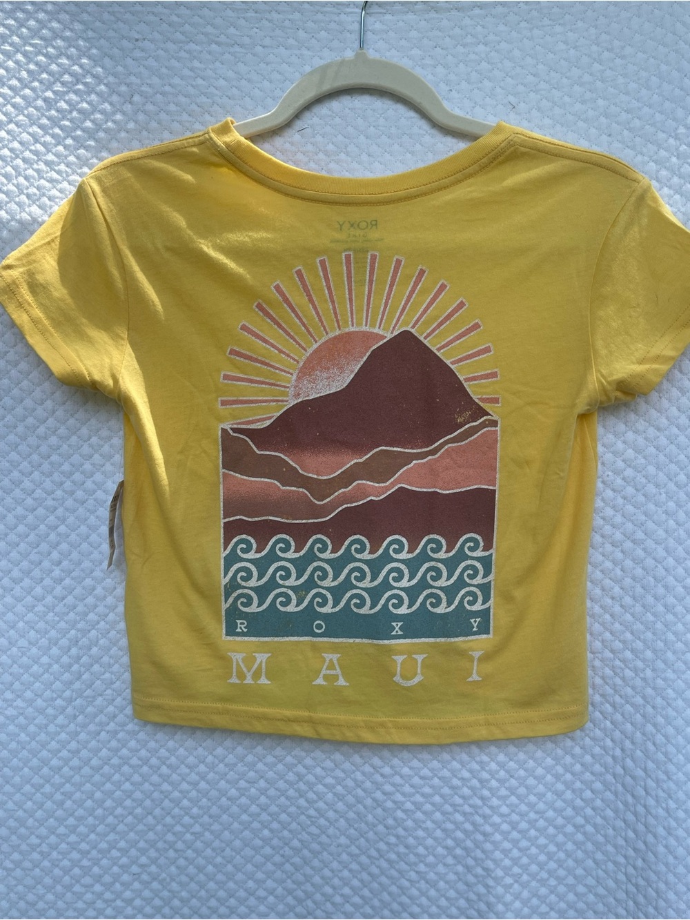 Roxy Girls' Yellow Maui Graphic Tee